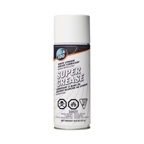 Lubrifiant blanc au lithium, Super Grease - JIG-A-LOO