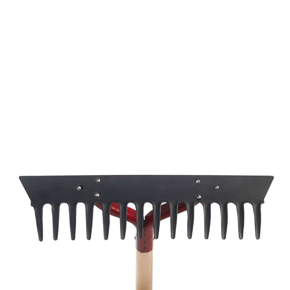Arch rake, wooden handle - Garant