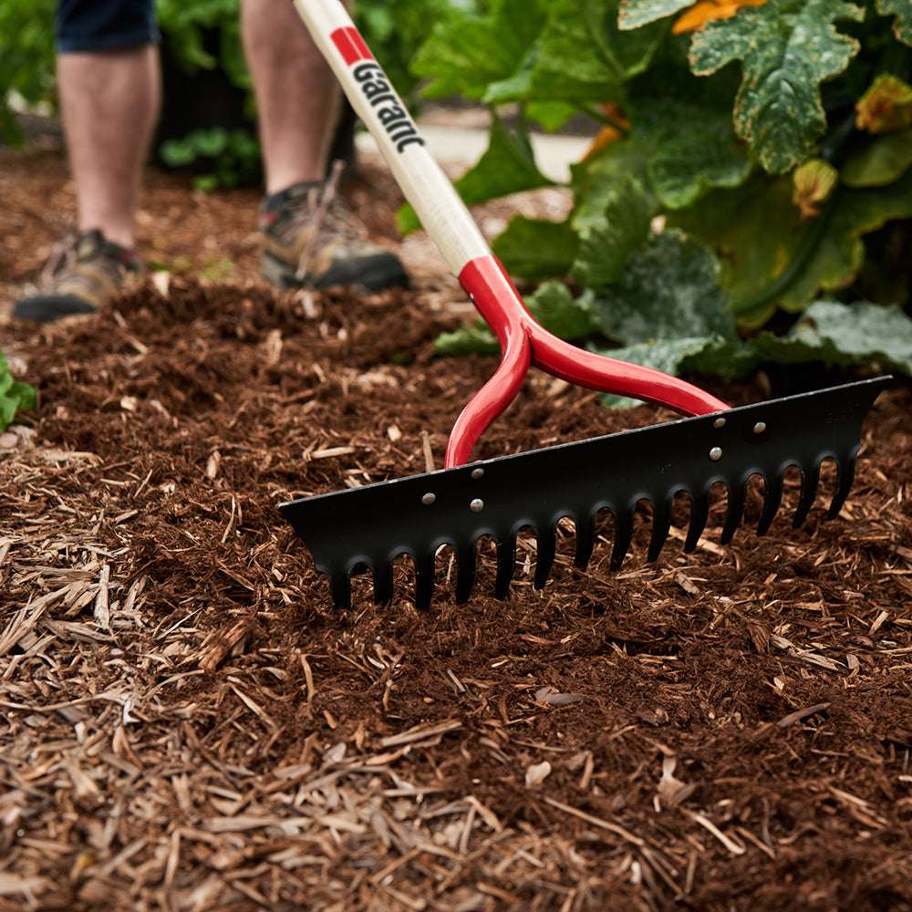 Arch rake, wooden handle - Garant