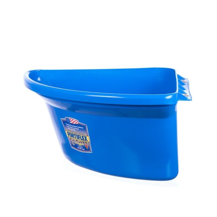 Mangeoire d'angle Fortiflex bleue