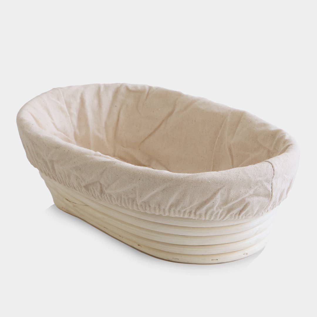 Breadtopia - Oval Fermentation Basket and Liner