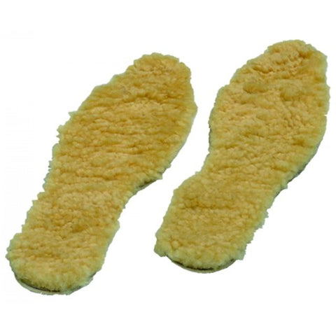 Natural matte sheepskin soles