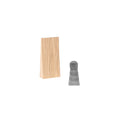 Wooden and steel wedge for tool handle - Guaranteed