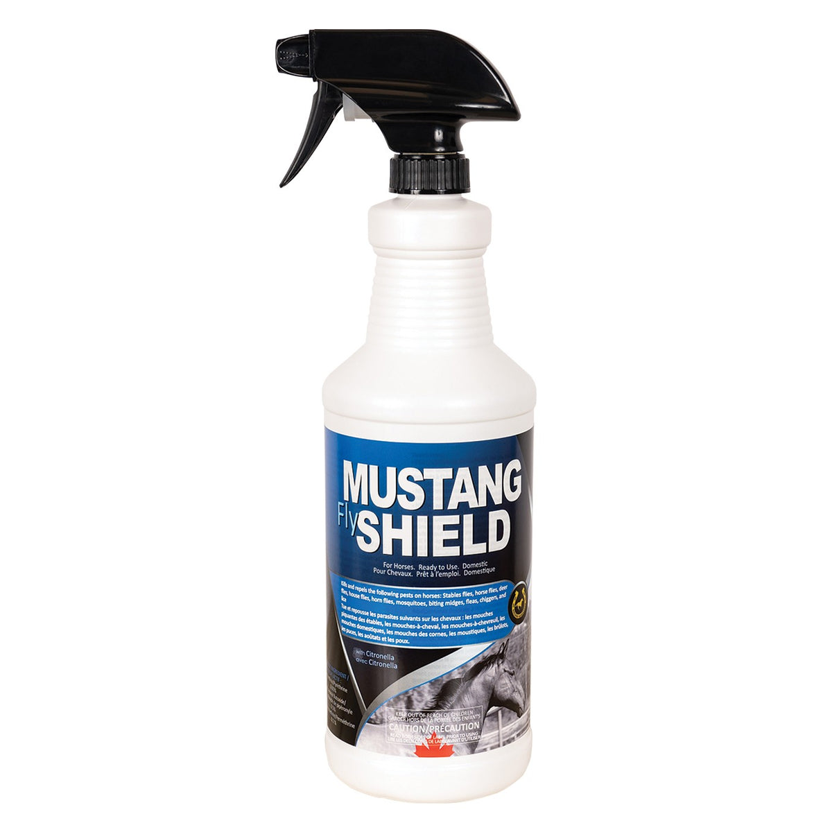 Répulsif insecticide Mustang Fly Shield 1 L - Golden Horseshoe