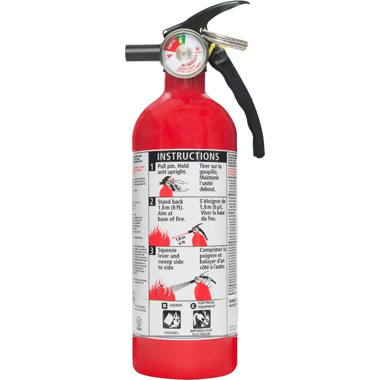 Extincteur Kidde Home 466296MTL, 2.5 lb, classe 1-A:10-B:C - Kidde