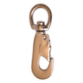 Mousqueton à levier pivotant, taille de l'oeillet : 1 po, zinc, dimensions : 3-1/2 po L. - Ben-Mor