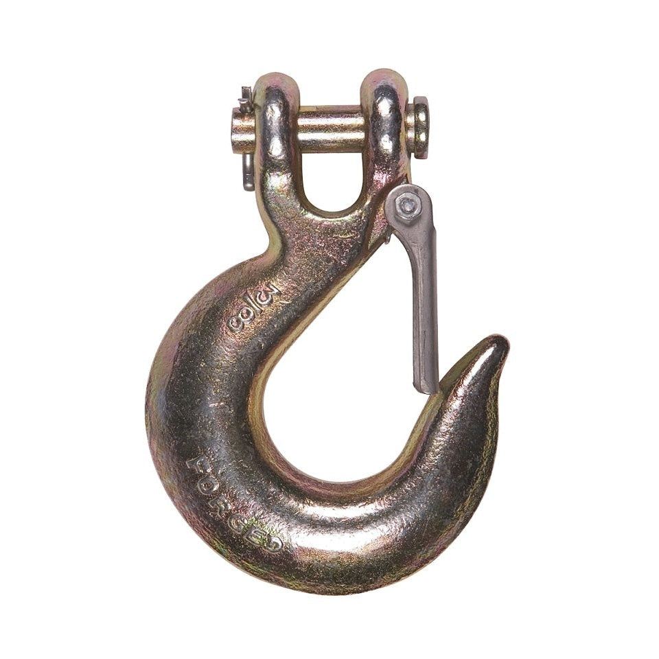 Crochet à chape Ben-Mor, charge de travail de 7 800 lb, grade 70, chromate doré - Ben-Mor