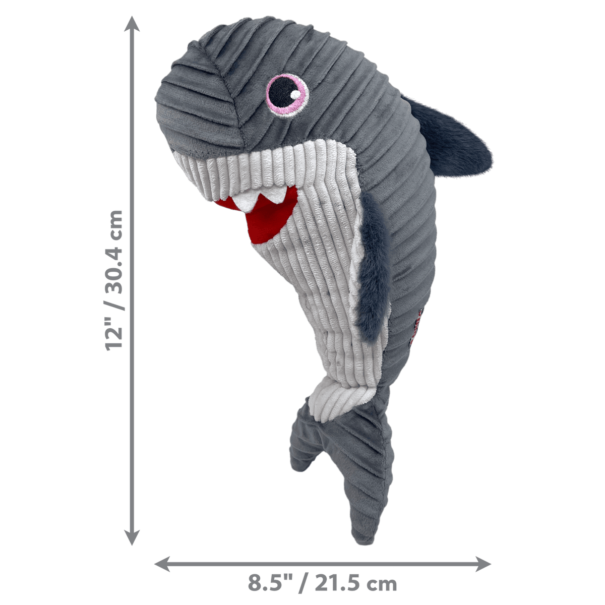 KONG Cuteseas Rufflez Shark Dog Toy