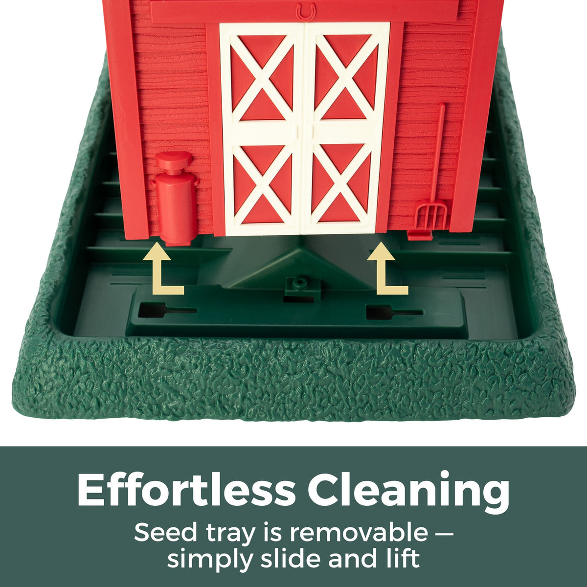 Grande mangeoire à oiseaux, grange rouge - North States Village Collection