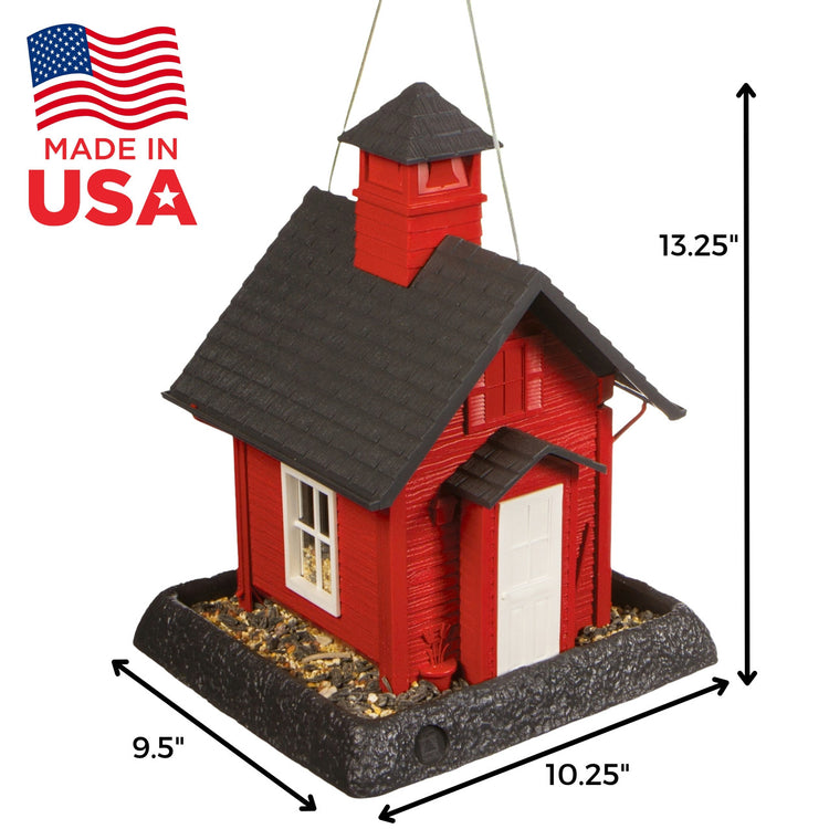 North States Village Collection - School House Bird Feeder 