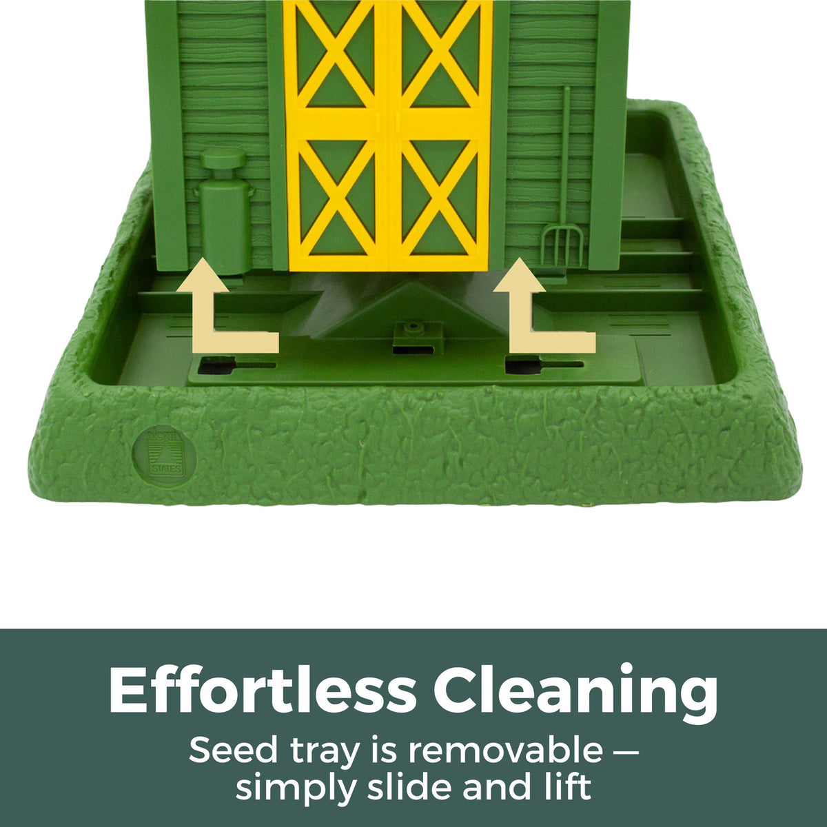 North States Village Collection - Green Barn Bird Feeder 