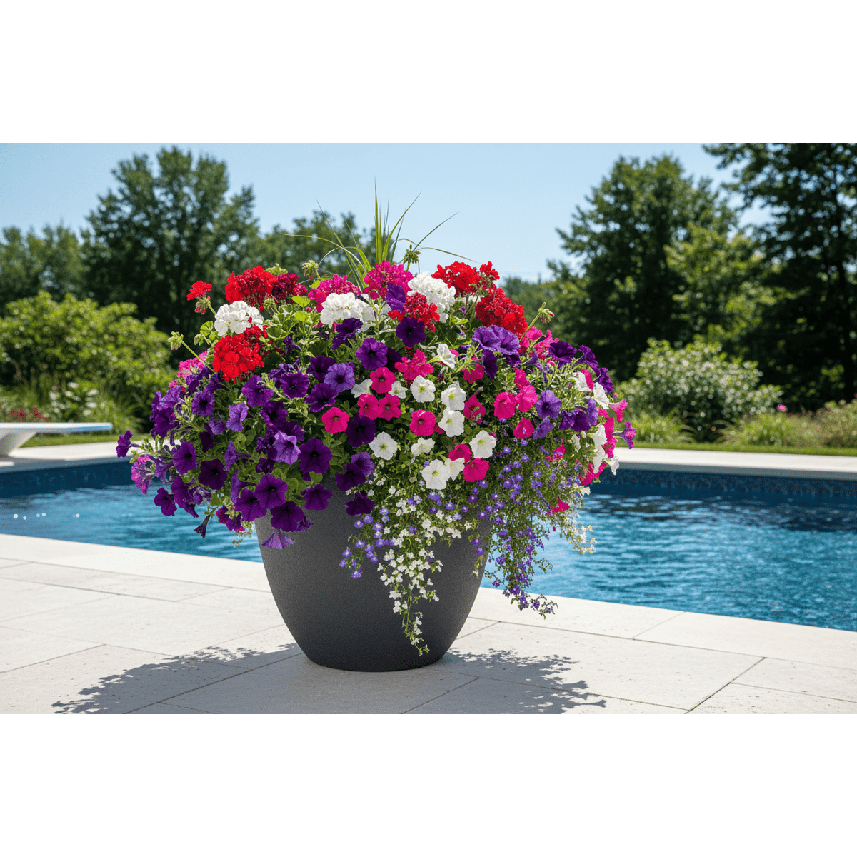 Landscapers Select - Resin Planter with Dark Monzonite Finish