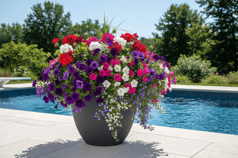 Landscapers Select - Resin Planter with Dark Monzonite Finish