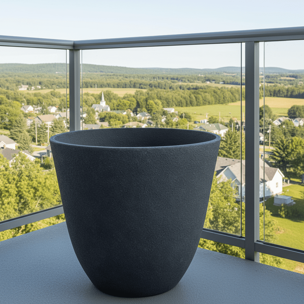 Landscapers Select - Resin Planter with Dark Monzonite Finish