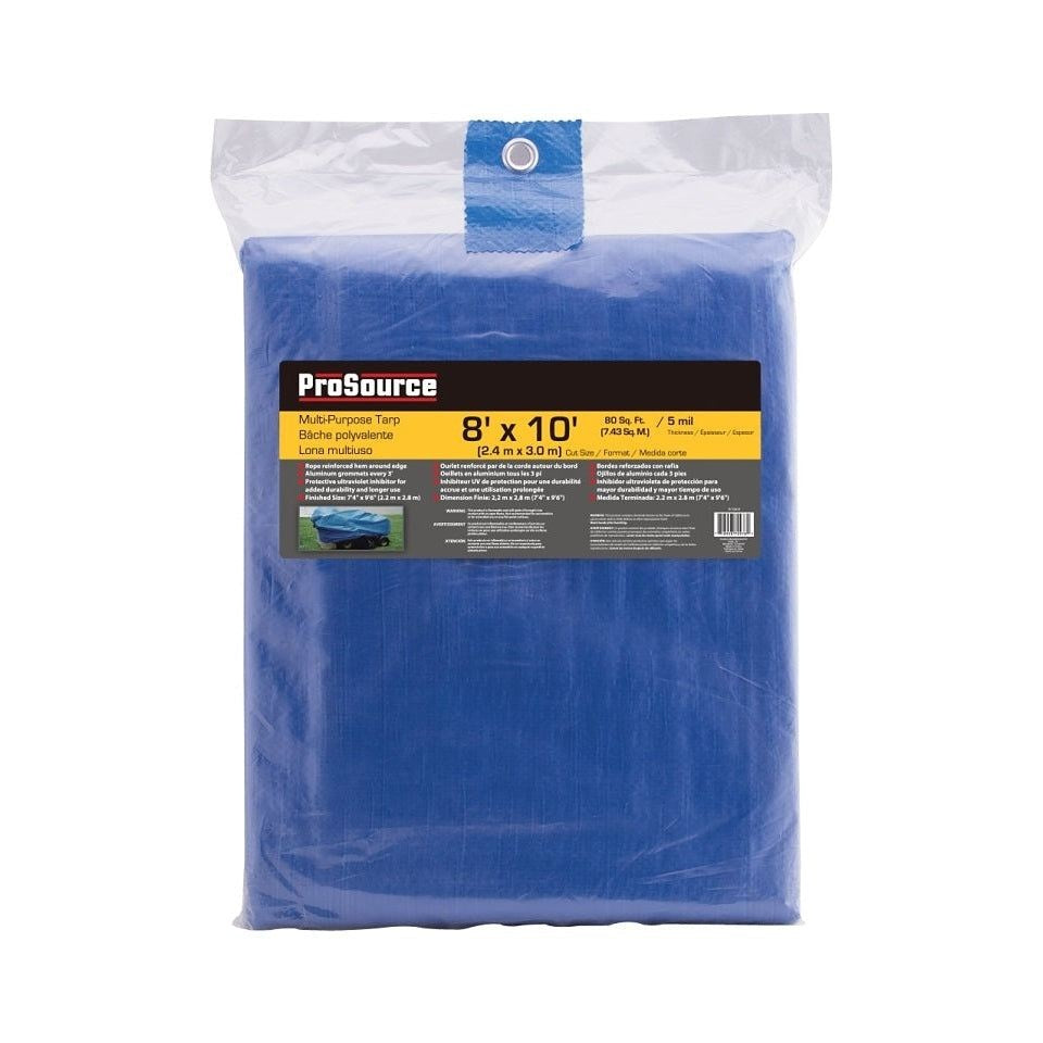 Bâche en polyéthylène, bleu, 5 mil (épaisseur) - ProSource