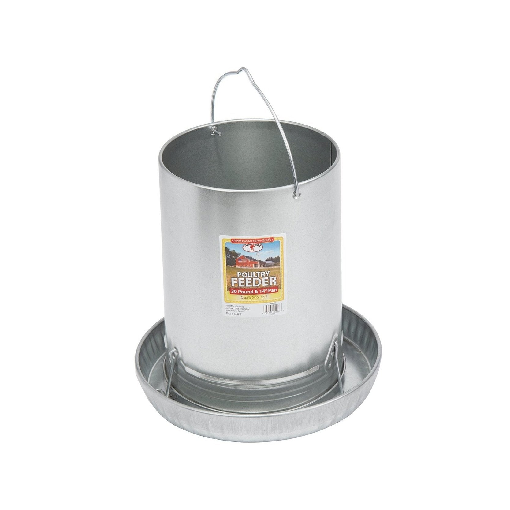 Little Giant - 30-Pound Hanging Metal Poultry Feeder