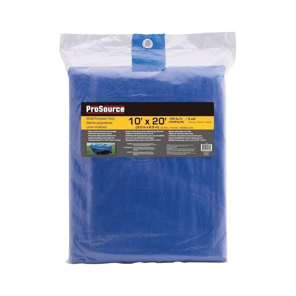 Bâche en polyéthylène, bleu, 5 mil (épaisseur) - ProSource