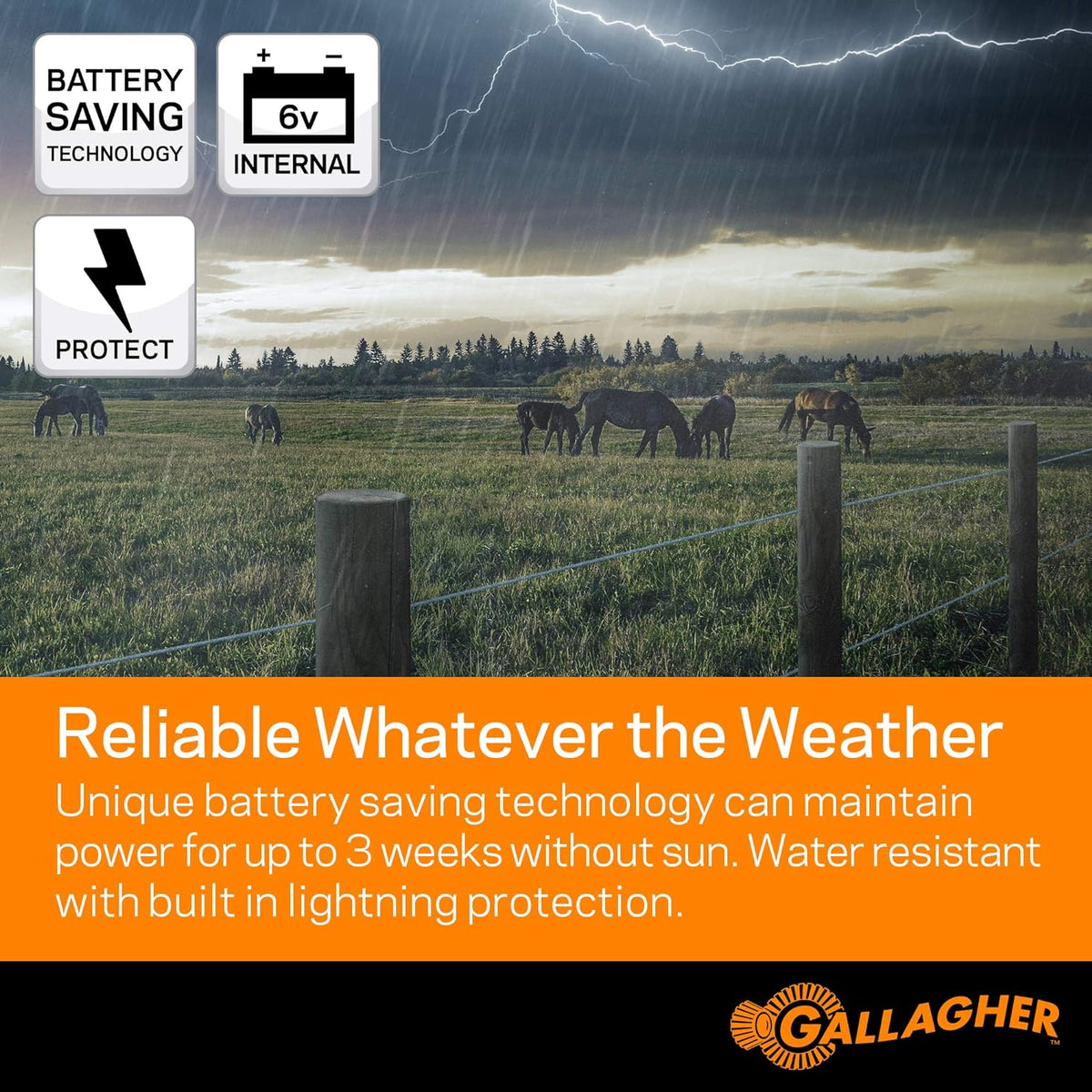 Gallagher - S40 Lithium Solar Fence Energizer 