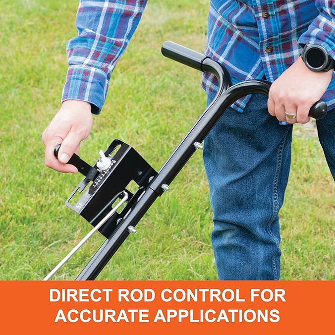 Agri-Fab - Professional Lawn and Seed Spreader with an 85 lb Capacity, Covering Approximately ¼ Acre (14,000 sq ft) 