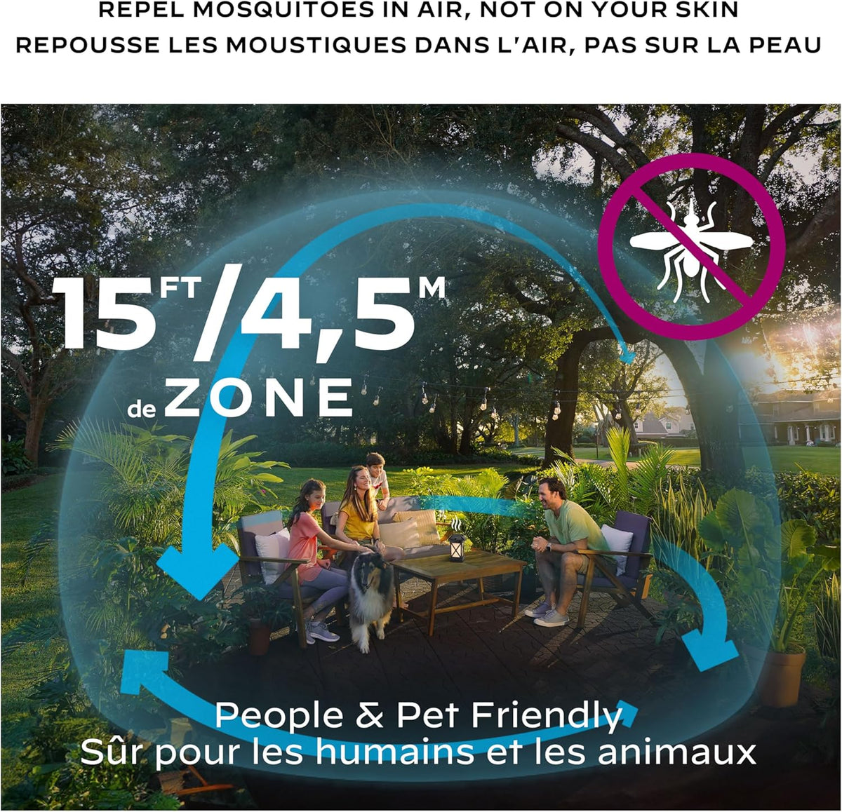 Thermacell - Patio Shield Cottage Style Mosquito Repellent Lantern 