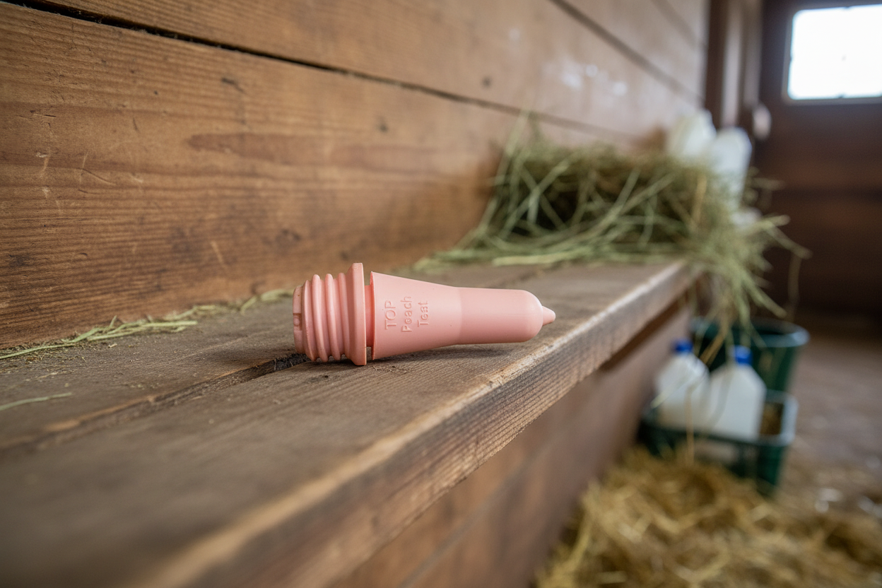 Treated Peach Pink Pacifier