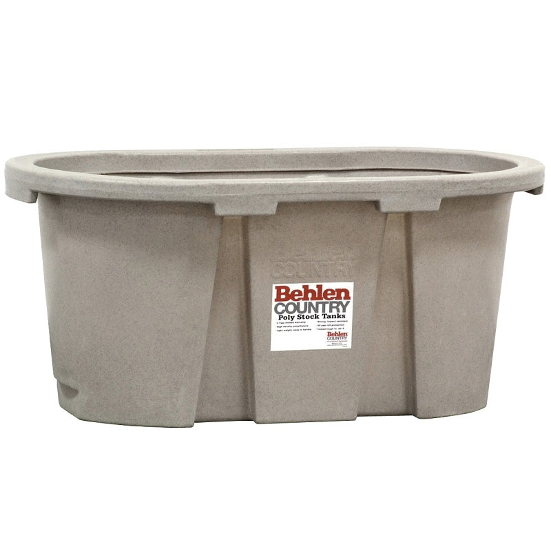 Behlen Country - 100 Gal. Gray Plastic Livestock Waterer