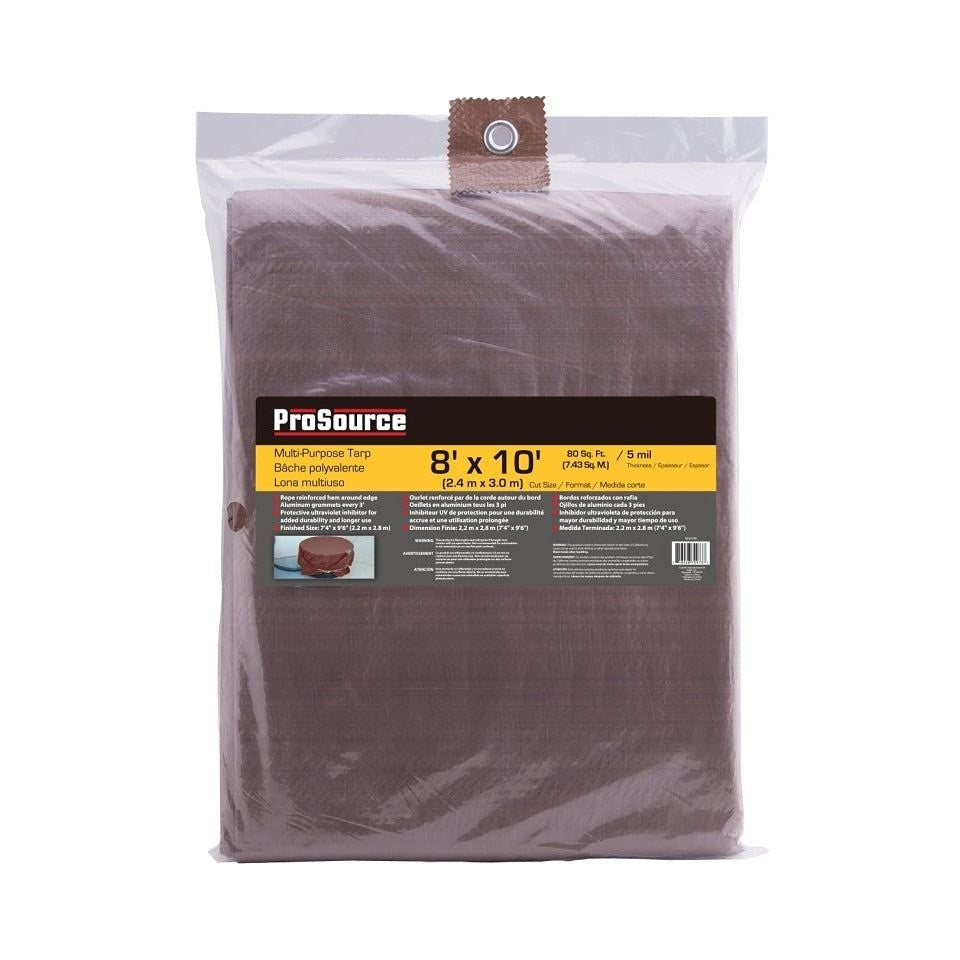 ProSource- Polyethylene Tarp, Brown, 5 mil (thickness)