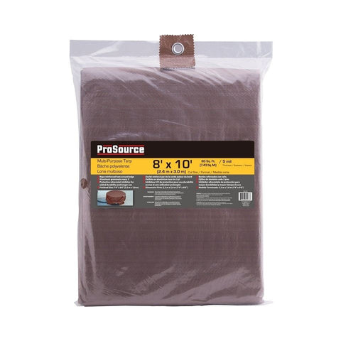 ProSource- Polyethylene Tarp, Brown, 5 mil (thickness) 
