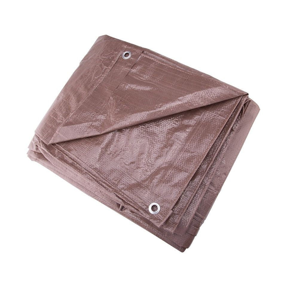 Bâche en polyéthylène, brun, 5 mil (épaisseur) - ProSource