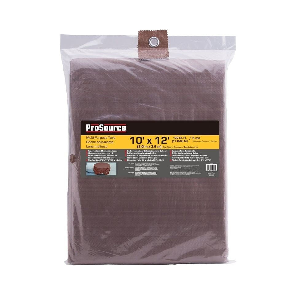ProSource- Polyethylene Tarp, Brown, 5 mil (thickness)