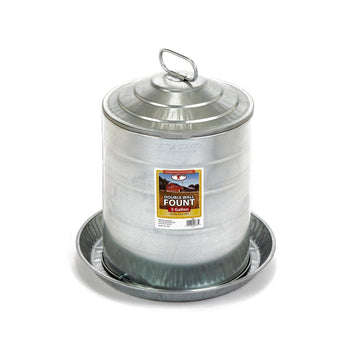 Abreuvoir pour volailles en acier galvanisé, 5 gallons - Little Giant