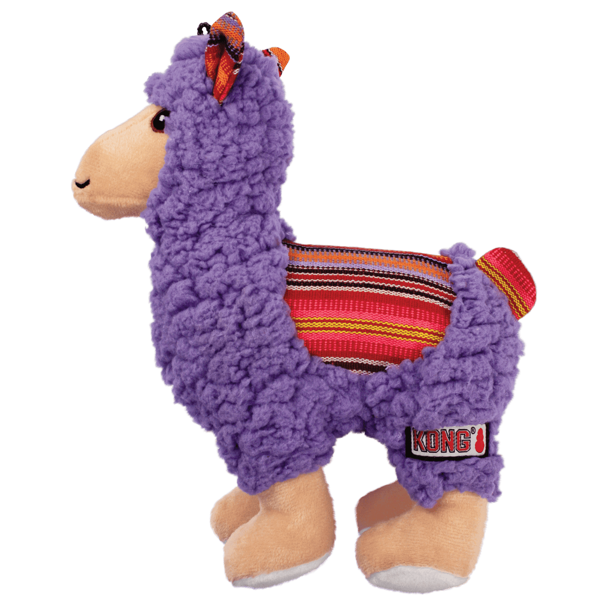 KONG Llama Sherps, Llama-shaped plush dog toy - KONG