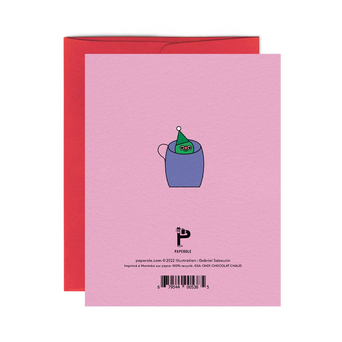 Carte de souhaits · CHOCOLAT CHAUD - Paperole