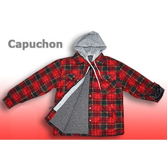 Veste à capuche doublée