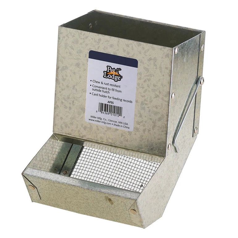 Mangeoire en métal pour petits animaux - Pet-Lodge
