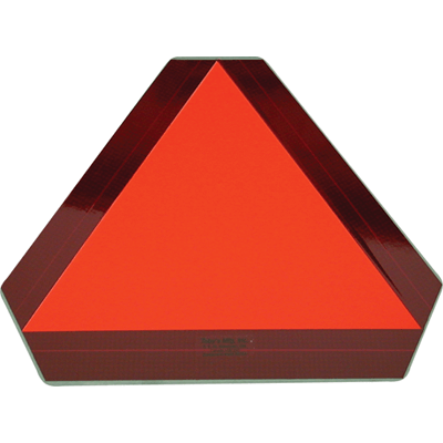 Panneau triangulaire en métal pour véhicules lents - SMB