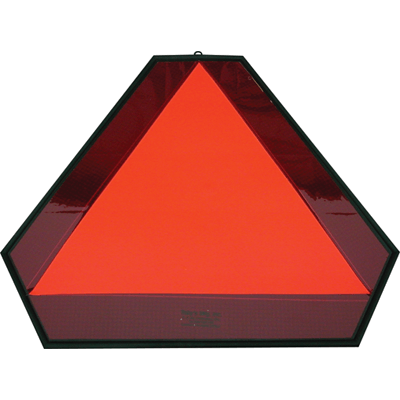 Panneau triangulaire en plastique pour véhicules lents - SMB