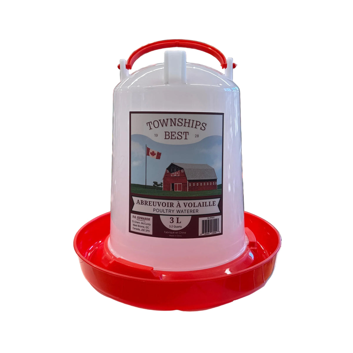 Abreuvoir à volaille en plastique - Townships Best