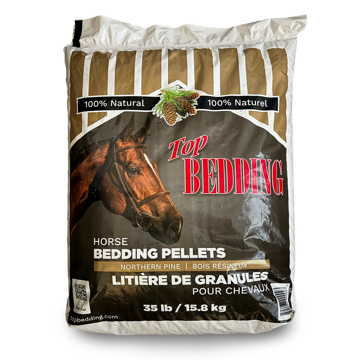Litière de granules de bois de pin 35 lb - Top Bedding
