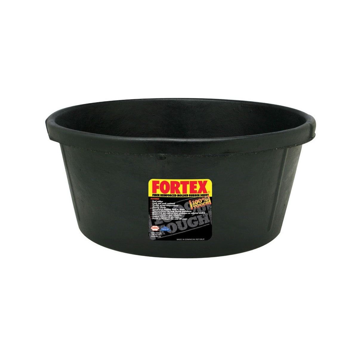 Fortex/Fortiflex - Heavy Duty Rubber Feeder, 6.5 gal
