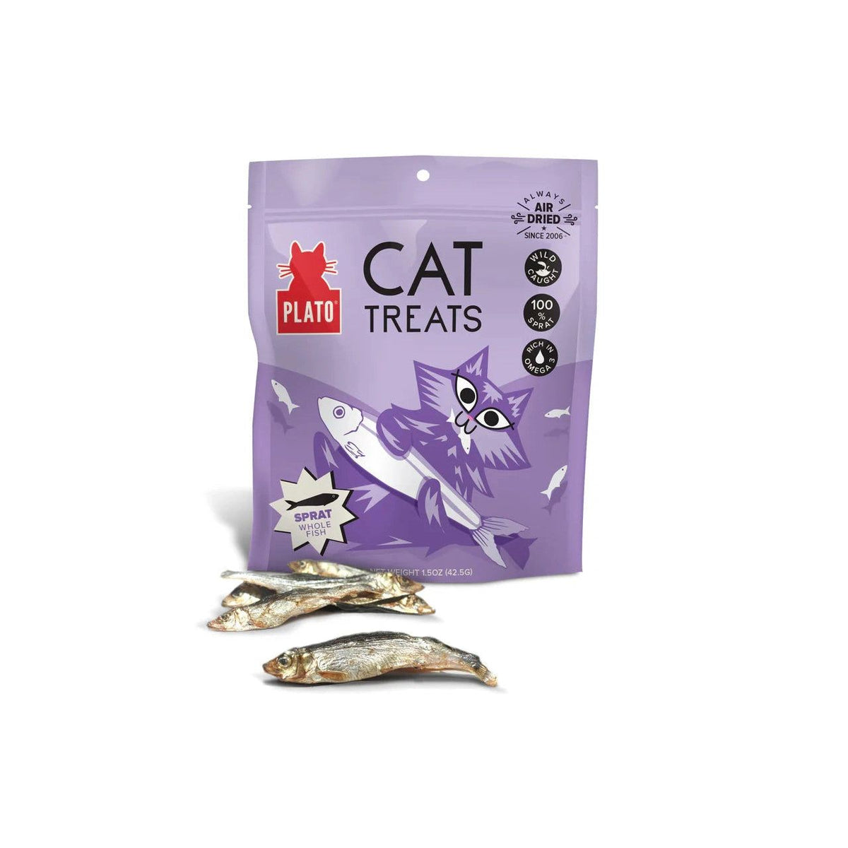 Air-dried cat treats - Plato
