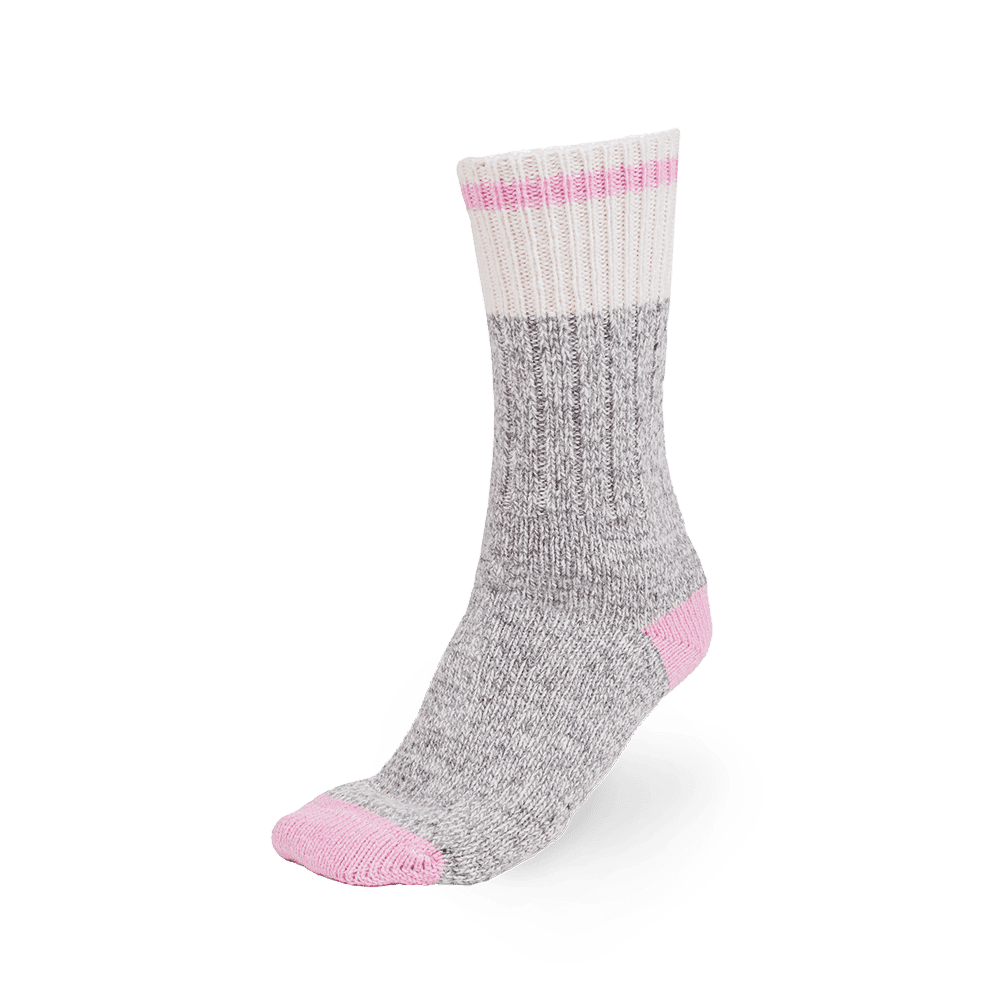 Bas classique pour dame gris et rose - Duray