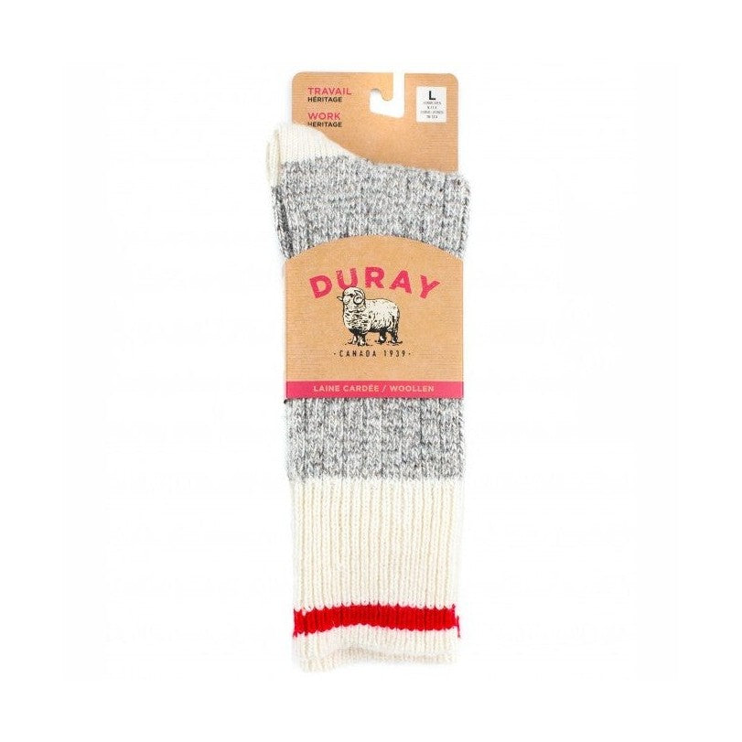 Duray - Classic Unisex Wool Socks Red 