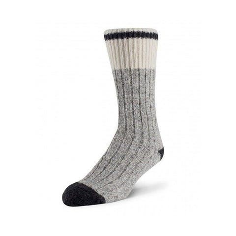Chaussettes unisexe classique noire en laine - Duray