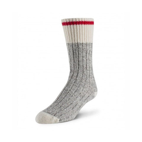 Chaussettes unisexe classique rouge en laine - Duray