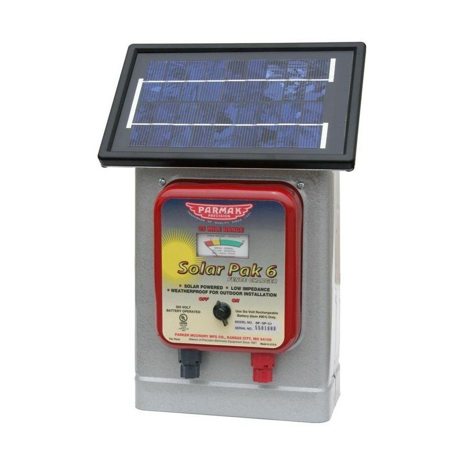 Parmak - Deluxe Field Solar-Pak 6 6-volt Solar Energizer 