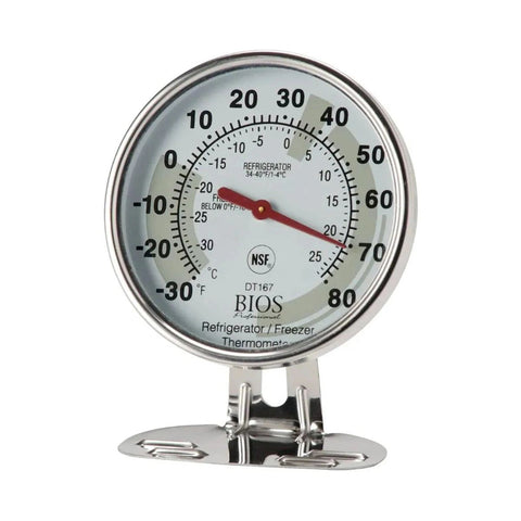 Thermomètre pour réfrigérateur et congélateur, cadran 3″ - BIOS