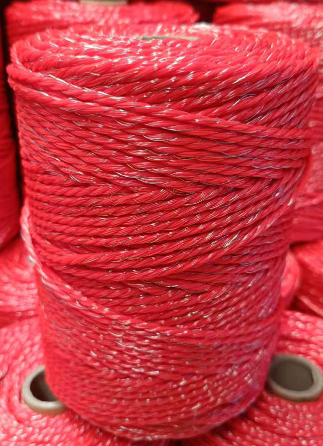 Fil poly orange 2,5 mm 9 brins inox 500 m - Sentinel