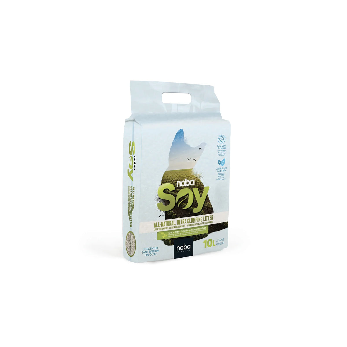 Litière naturelle pour chat Noba Soy – Noba Animal Co.