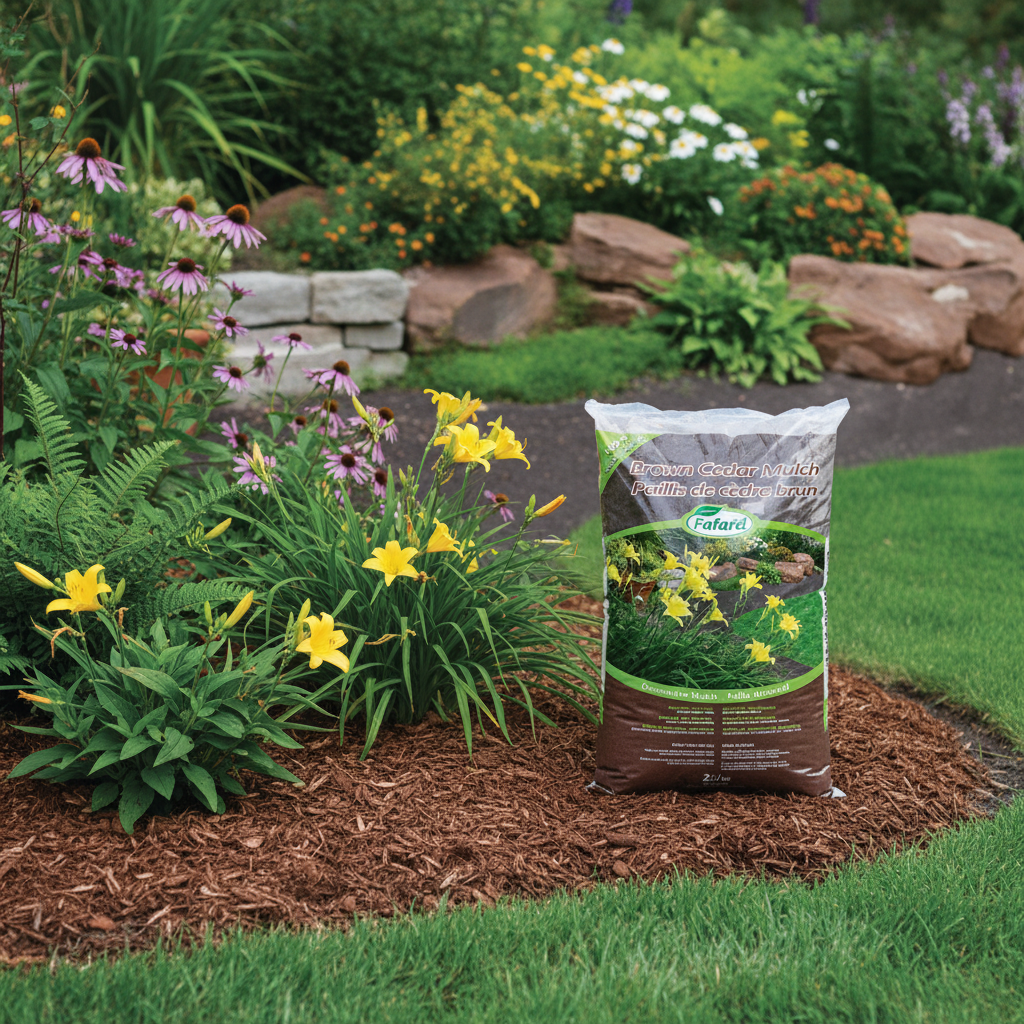 Paillis de cèdre brun - Fafard